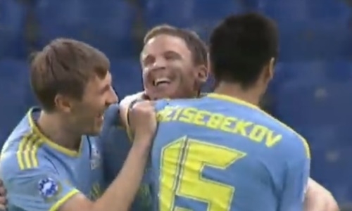 Видео гола Томасова матча Премьер-Лиги «Астана» — «Тараз»