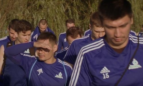 Видео тренировки «Астаны» в Минске