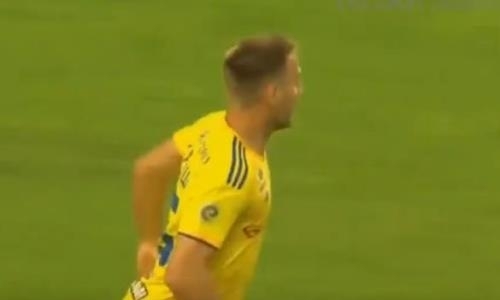 Видео гола Скавыша матча Лиги Европы БАТЭ — «Астана»