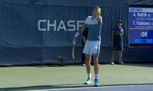 Видеообзор матча US Open Бублик — Фаббиано 6:7, 5:7, 6:4, 6:3, 6:3