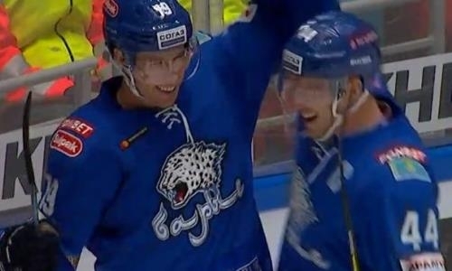Видео первой шайбы «Барыса» в новом сезоне КХЛ