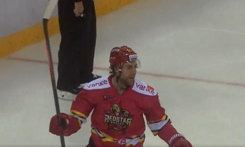 Видео шайбы матча КХЛ «Куньлунь РС» — «Барыс» 1:0