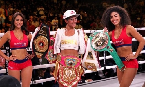 Чемпионка мира в семи весовых категориях завоевала титул WBO в вечере бокса с участием Елеусинова