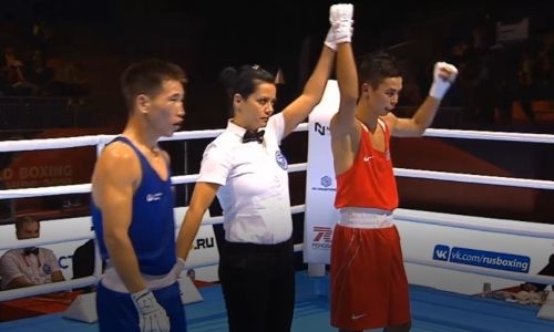 Видео боя, или Как казахстанский боксер чуть не проиграл монголу на старте ЧМ-2019