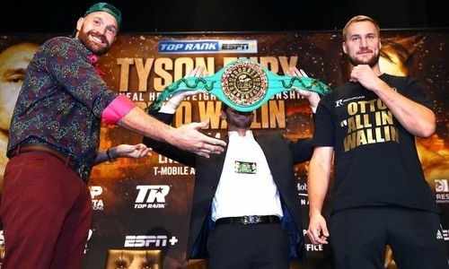 Прямая трансляция боев Фьюри — Валлин и казахстанца Харсана в андекарде из США