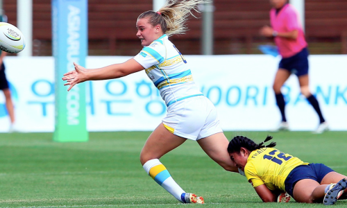 Казахстанские регбистки вышли в полуфинал Asia Rugby Women’s Sevens
