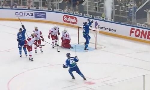 Видео шайб матча КХЛ «Барыс» — «Спартак» 3:0