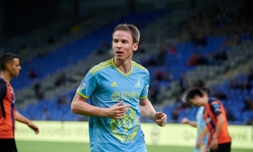 Томасов сыграл 100 матчей за «Астану»