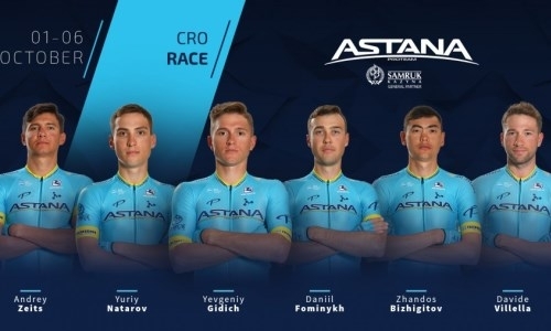 «Астана» огласила состав на «Тур Хорватии»