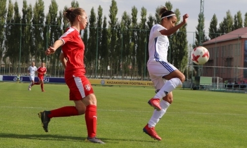 Видеообзор матча отбора ЕВРО-2021 среди женщин Казахстан — Сербия 0:3