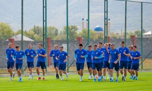 Фоторепортаж с тренировки сборной Казахстана