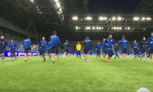 Видео тренировки молодежной сборной Казахстана перед матчем с Испанией