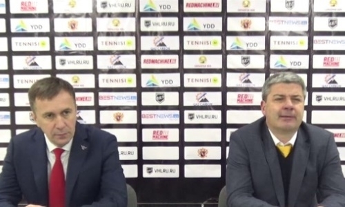 Видео послематчевой пресс-конференции игры ВХЛ «Сарыарка» — «Сокол» 0:3