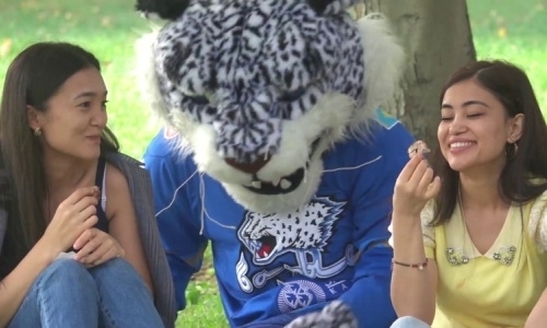 Видео посещения маскота «Барыса» фестиваля яблок «Алма fest»