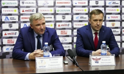 Видео послематчевой пресс-конференции игры ВХЛ «Торпедо» — «Сокол» 2:3 Б