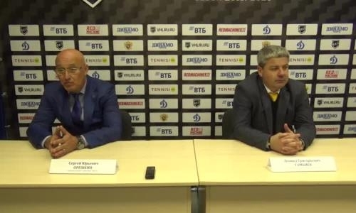 Видео послематчевой пресс-конференции игры ВХЛ «Динамо» Тверь — «Сарыарка» 0:1 ОТ