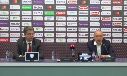 Видео послематчевой пресс-конференции игры КХЛ «Барыс» — «Спартак» 3:0