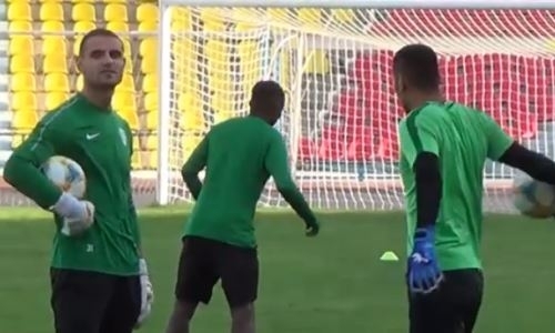 Видео с предыгровой тренировки «Атырау» в Таразе