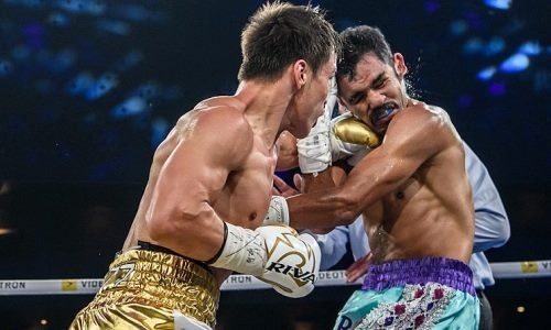 Фоторепортаж с боя Джукембаев — Васкес за титулы WBA и IBF