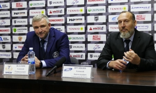 Видео послематчевой пресс-конференции игры ВХЛ «Торпедо» — «Буран» 2:3 ОТ