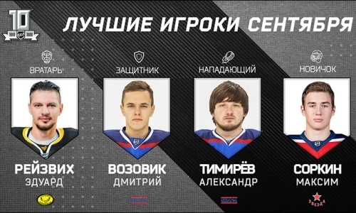 Игрок «Сарыарки» стал лауреатом месяца ВХЛ