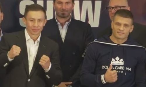 Видео финальной пресс-конференции Головкин — Деревянченко перед боем за титулы чемпиона мира