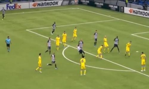 Видео голов матча Лиги Европы «Астана» — «Партизан» 1:2