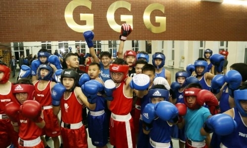 «GGG, алға!» Юные карагандинские спортсмены провели флешмоб в поддержку Головкина