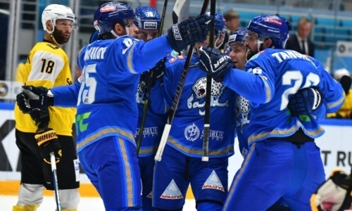 «Барыс» забросил две шайбы в первые три минуты и разнес «Северсталь» в матче с хет-триком