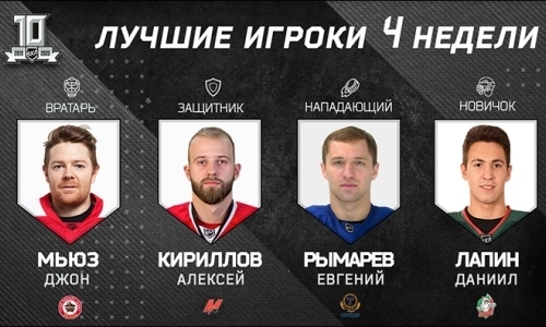 Игрок «Торпедо» — лучший нападающий четвёртой недели ВХЛ