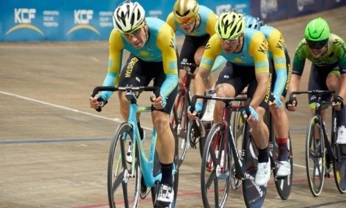 Команда Казахстана по велоспорту на треке завоевала четыре медали на Кубке Азии