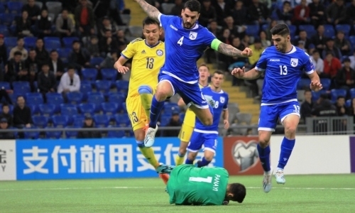 Фоторепортаж с матча отбора ЕВРО-2020 Казахстан — Кипр 1:2