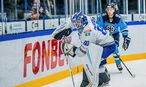 Отчет о матче КХЛ «Сибирь» — «Барыс» 0:2