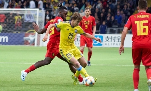 Игроки сборной Казахстана провели свои юбилейные матчи