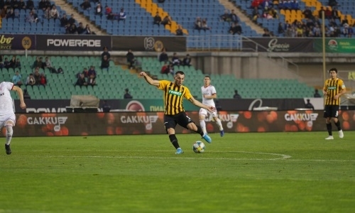 Футболист «Кайрата» забил юбилейный мяч в Премьер-Лиге