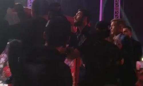 После победы Жумагулова над экс-бойцом UFC между командами произошла массовая драка. Видео