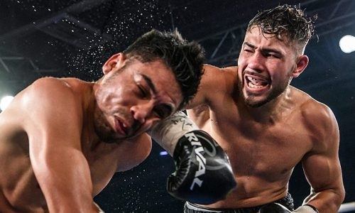 Видео боя, или Как казахстанский нокаутер Садриддин Ахмедов «удосрочил» боксера с 33 победами