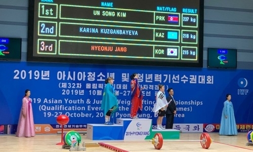 Казахстанские тяжелоатлеты завоевали третье «серебро» на чемпионате Азии