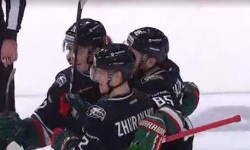 «Барыс» пропустил необычную шайбу в матче КХЛ с «Ак Барсом». Видео