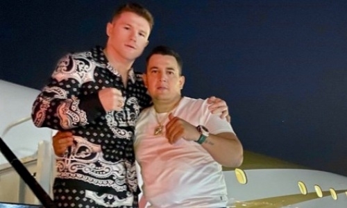 «Канело» прилетел в Лас-Вегас на бой с Ковалевым. Фото