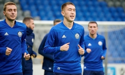 Видео предыгровой тренировки сборной Казахстана