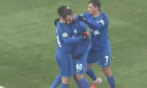 Видео гола с пенальти Манзорро матча Премьер-Лиги «Иртыш» — «Кайсар»