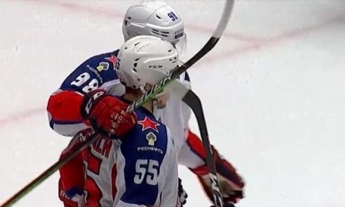 Видео шайб матча КХЛ «Барыс» — ЦСКА 0:3