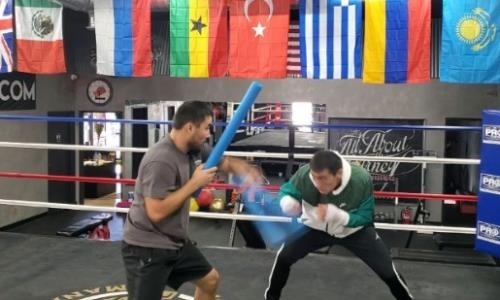 Алимханулы показал видео тренировки скорости и реакции в ринге