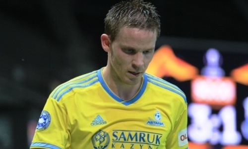 «Астана» проигрывает «АЗ Алкмар» после первого тайма матча Лиги Европы в Нур-Султане