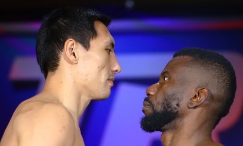 Алимханулы перевесил соперника перед боем за титулы WBC и WBO в США