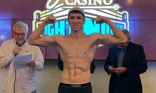 Казахстанский боксер прошел взвешивание перед титульным боем против аргентинца с 43 победами