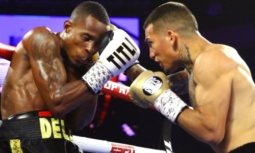 Американский боксер после поражения чемпиону мира выиграл классным нокаутом. Видео