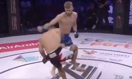 Литовский боец лоу-киком сломал ногу сопернику. Фото