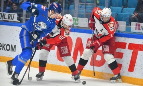 «Испортил Доусу настроение». КХЛ детально разобрала победу «Барыса» над «Автомобилистом»